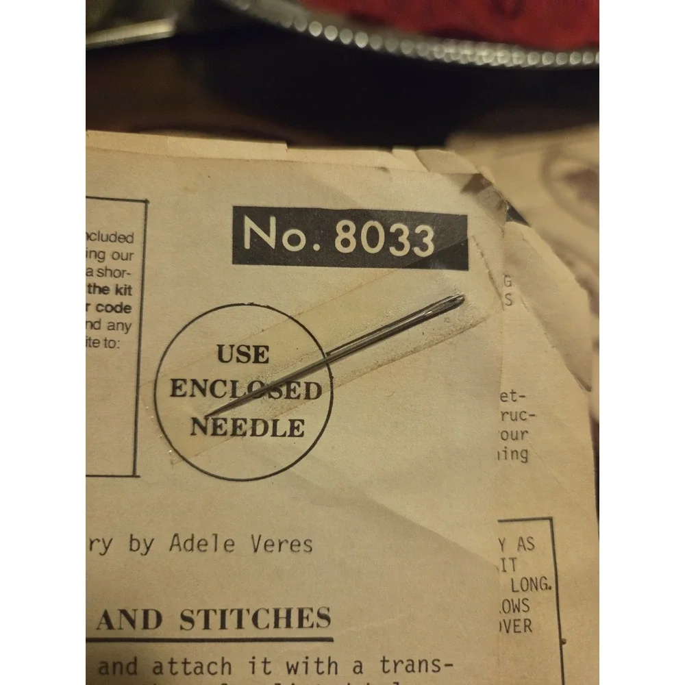 Vtg Paragon Needle Craft Hummel Stitchery Umbrella Children Kit 0364 Unseale 70s